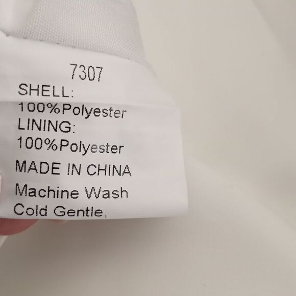 BTFBM WOMAN PALAZZO PANTS W/POCKETS WHITE SZ.M NWOT. - Picture 6 of 7